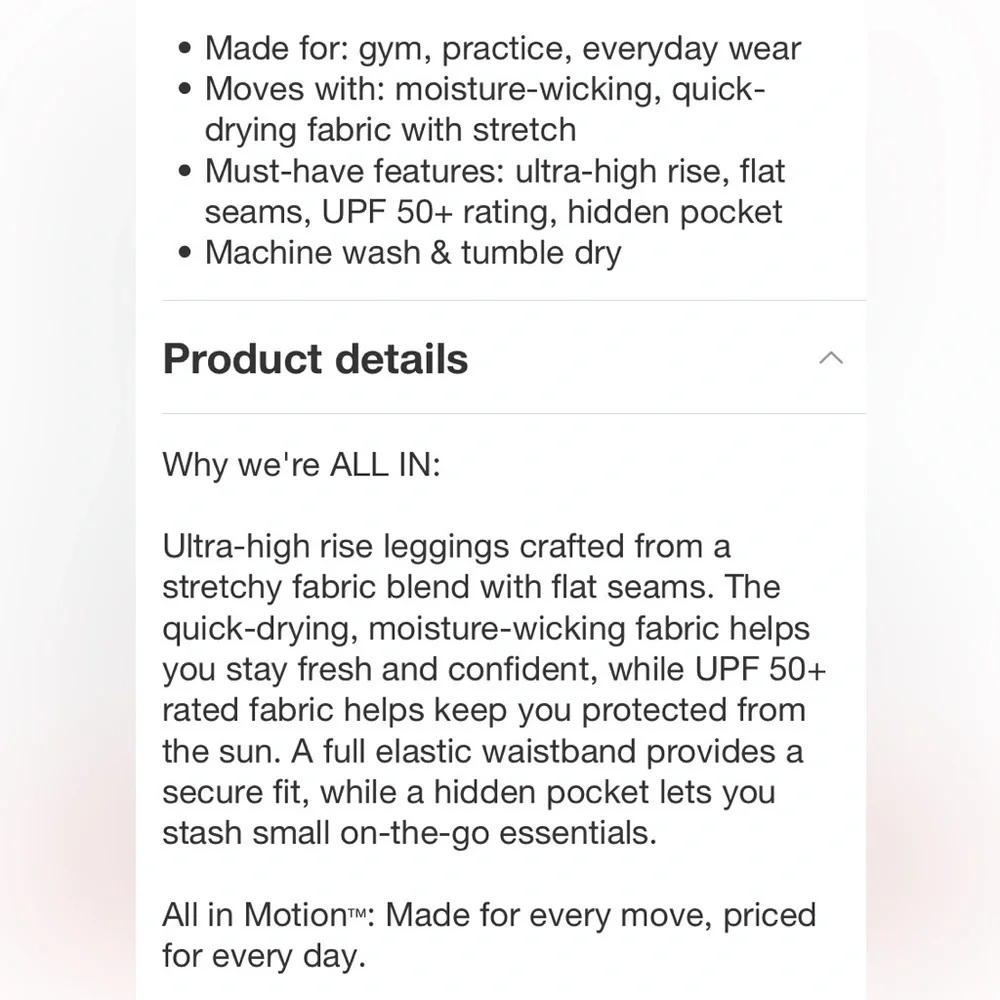 Women's Ultra High-Rise Rib Leggings - All in Motion™ blue new - Picture 5 of 6